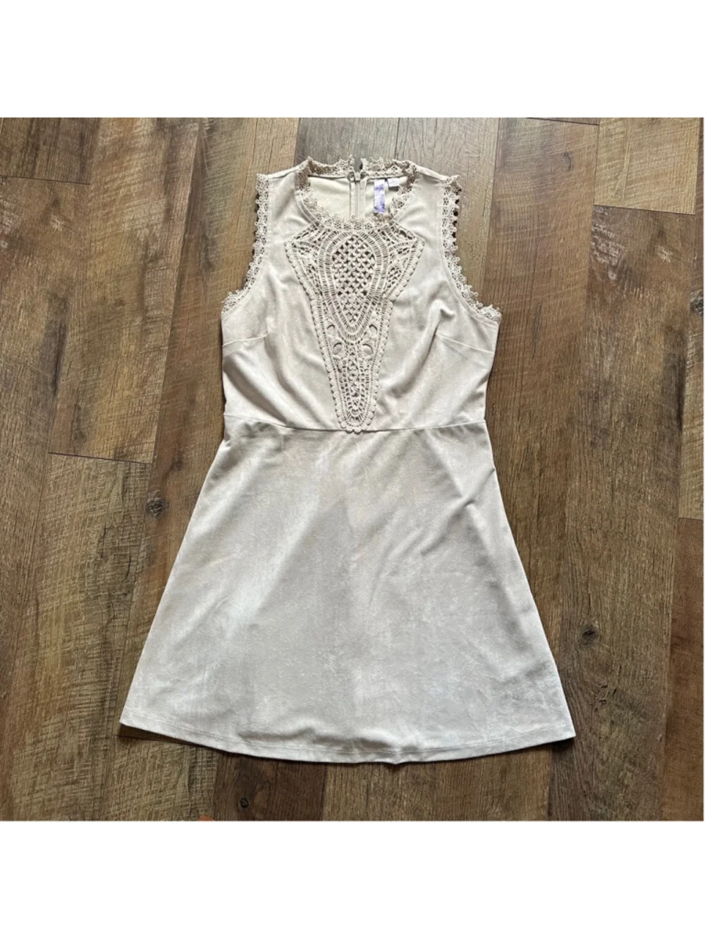 Women's Alya Dress Size L Beige Summer - Picture 2 of 9